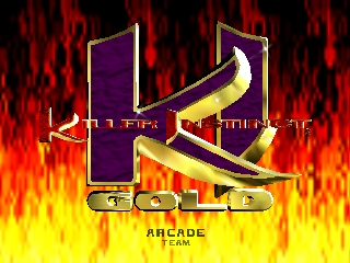 Killer Instinct Gold title screen for Nintendo 64